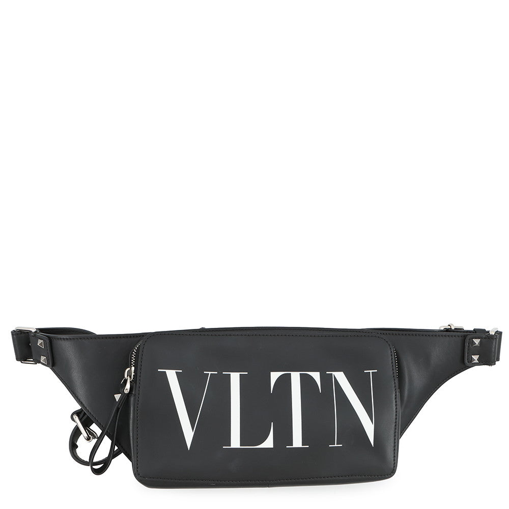 Valentino Garavani VLTN Logo Crossbody Bag BlackVY2B0A10WJW Leather
