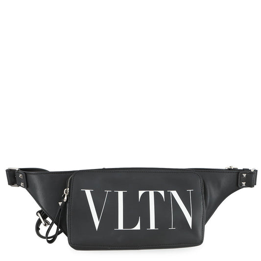 Valentino Garavani VLTN Logo Crossbody Bag BlackVY2B0A10WJW Leather
