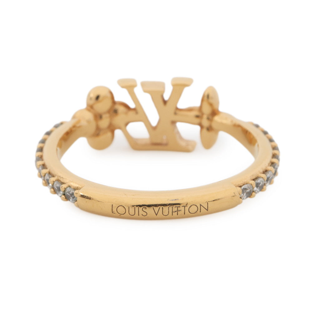 LOUIS VUITTON LVIconic Ring Size M GoldM1461M Gold Plated
