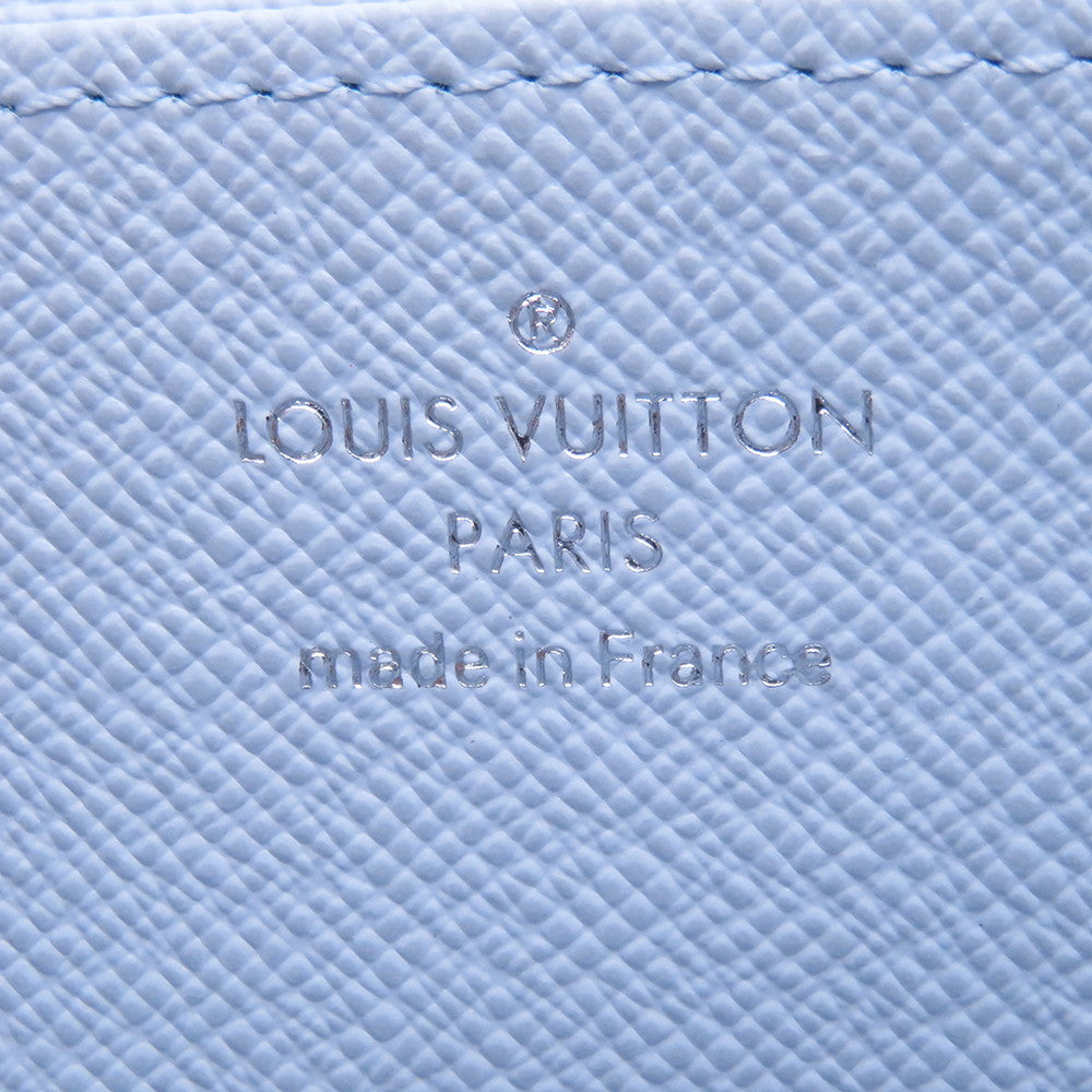 LOUIS VUITTON Zippy Wallet Washed BlueM11776 Monogram