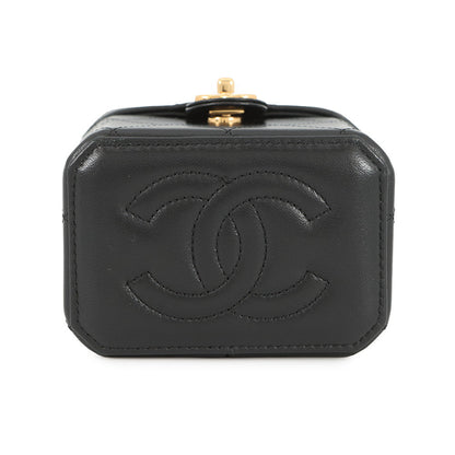 CHANEL Vanity ChainShoulder Bag BlackAP3459 Lambskin
