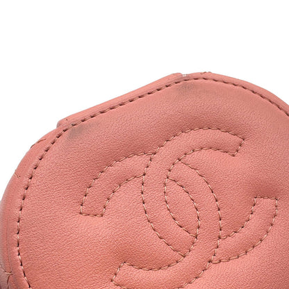CHANEL Vanity Top Handle ChainShoulder Bag Pink Lambskin Size Mini