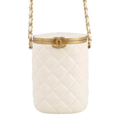 CHANEL ChainShoulder Bag WhiteAS2641 Lambskin