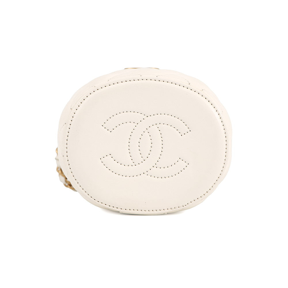 CHANEL ChainShoulder Bag WhiteAS2641 Lambskin