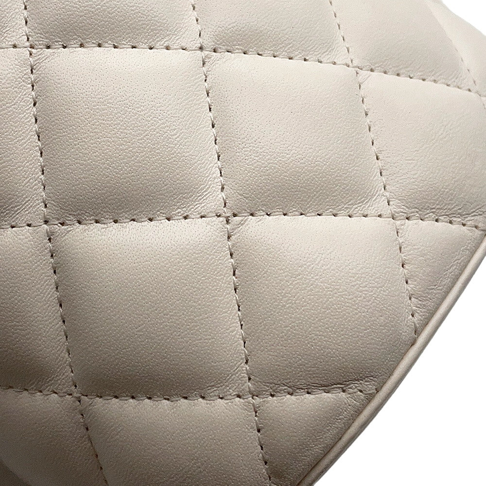 CHANEL ChainShoulder Bag WhiteAS2641 Lambskin