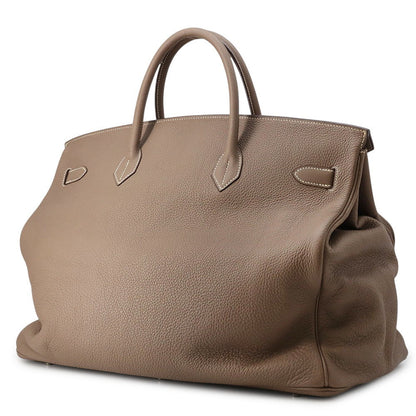 HERMES Birkin Etoupe Taurillon Clemence Size 50
