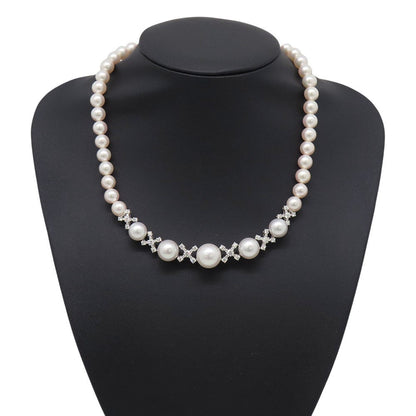TASAKI PearlxDiamond Necklace 18K White Gold