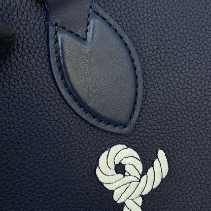 LOUIS VUITTON Onthego MM NavyM24834 Grained Calf Leather Sailor's Knot Nautical Size MM