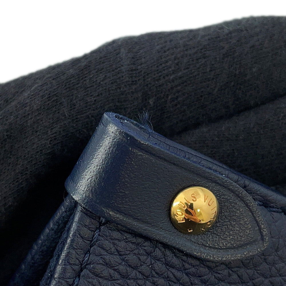 LOUIS VUITTON Onthego MM NavyM24834 Grained Calf Leather Sailor's Knot Nautical Size MM