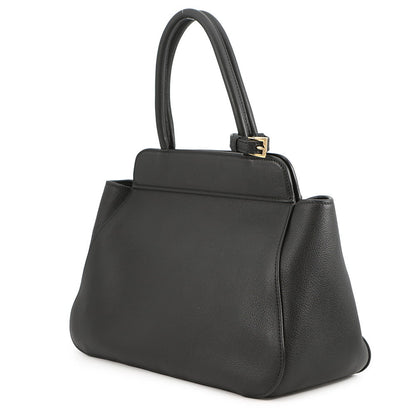 PRADA Handbag Black1BG533 Soft Grain Leather Size Medium