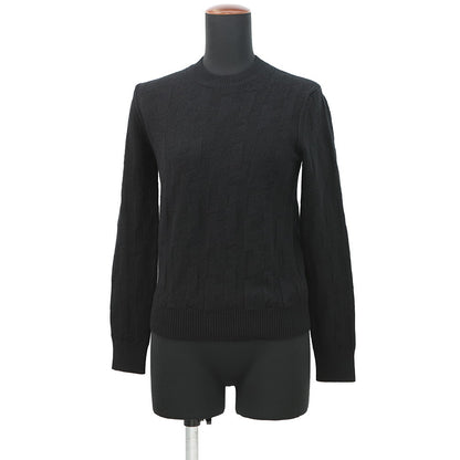 HERMES H motif knit Size 34 Black3H2617D4 Wool 100%