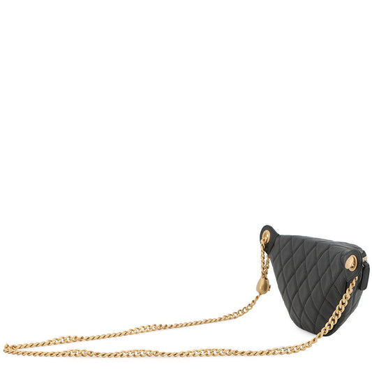 CHANEL Matelasse CC Logo Heart Chain Crossbody Bag BlackAP3761 Caviar Leather