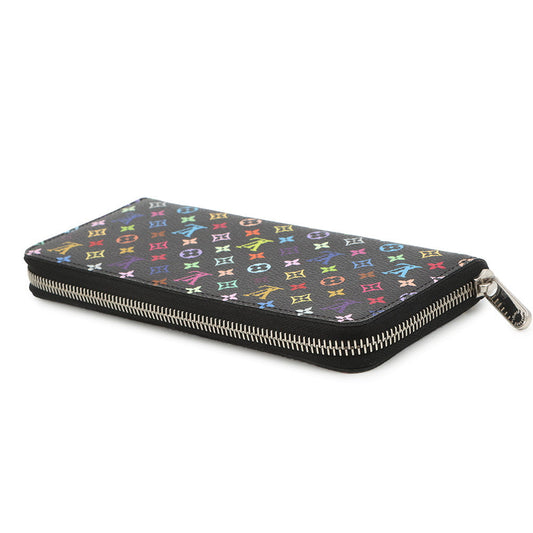 LOUIS VUITTON LV × TM Portefeuille Clemence Noir/MulticolorM13408 Monogram・Canvas