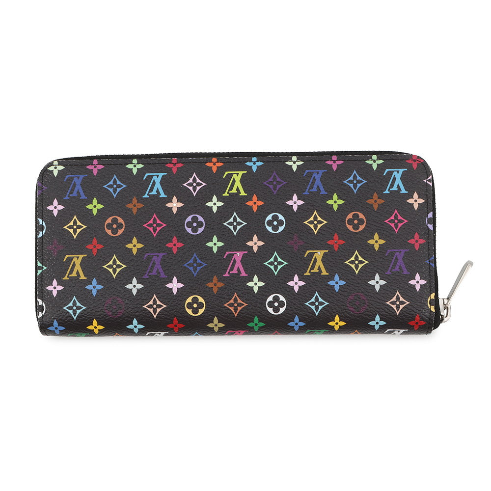 LOUIS VUITTON LV × TM Portefeuille Clemence Noir/MulticolorM13408 Monogram・Canvas