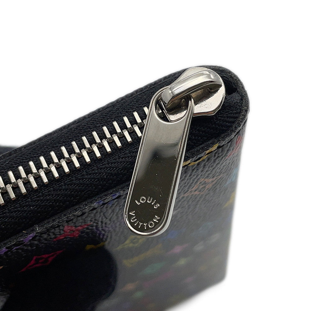 LOUIS VUITTON LV × TM Portefeuille Clemence Noir/MulticolorM13408 Monogram・Canvas