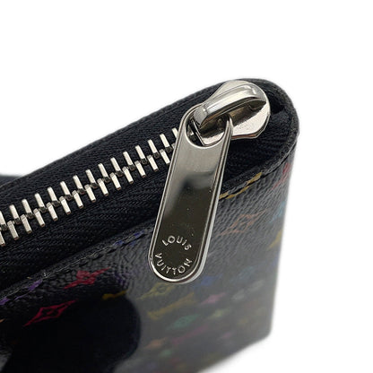 LOUIS VUITTON LV × TM Portefeuille Clemence Noir/MulticolorM13408 Monogram・Canvas