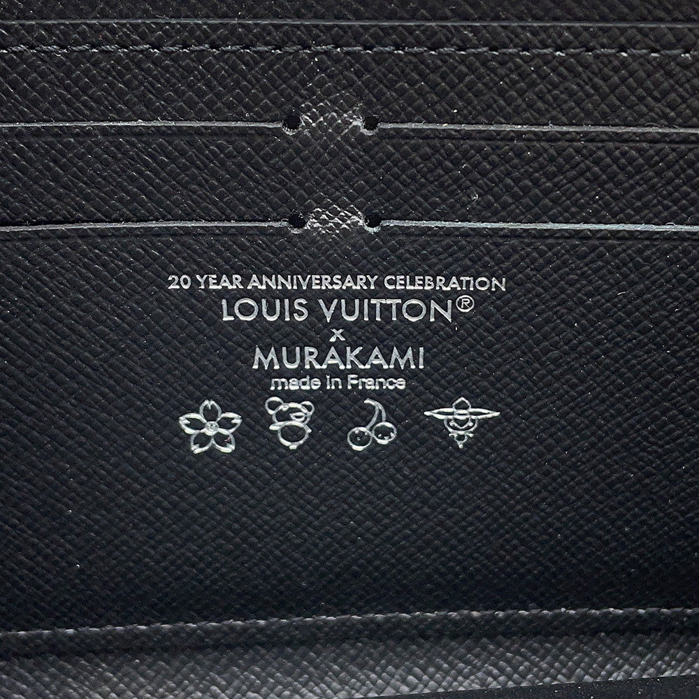 LOUIS VUITTON LV × TM Portefeuille Clemence Noir/MulticolorM13408 Monogram・Canvas