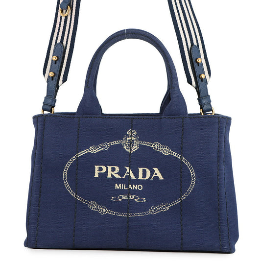 PRADA Canapa Blue1BG439 Canvas