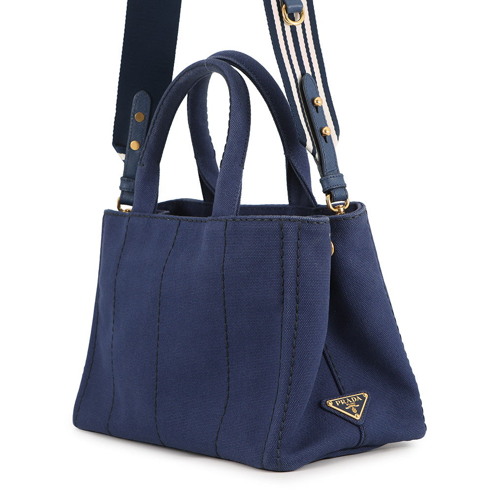 PRADA Canapa Blue1BG439 Canvas