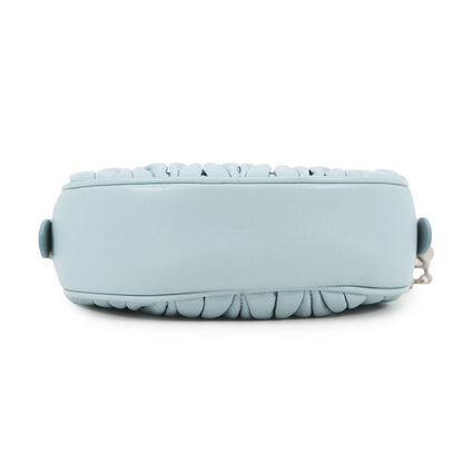 MIUMIU Materassee 2WAY Shoulder Bag Light Blue5BH191 Leather