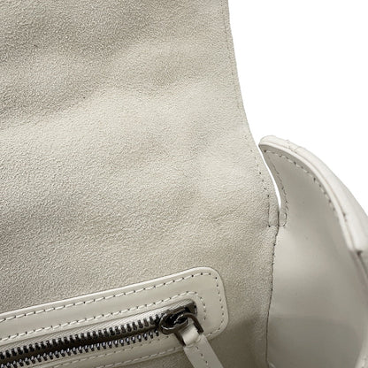 Dior Macrocannage Dior Camp Shoulder Bag WhiteM1243BNEY Leather Size Small