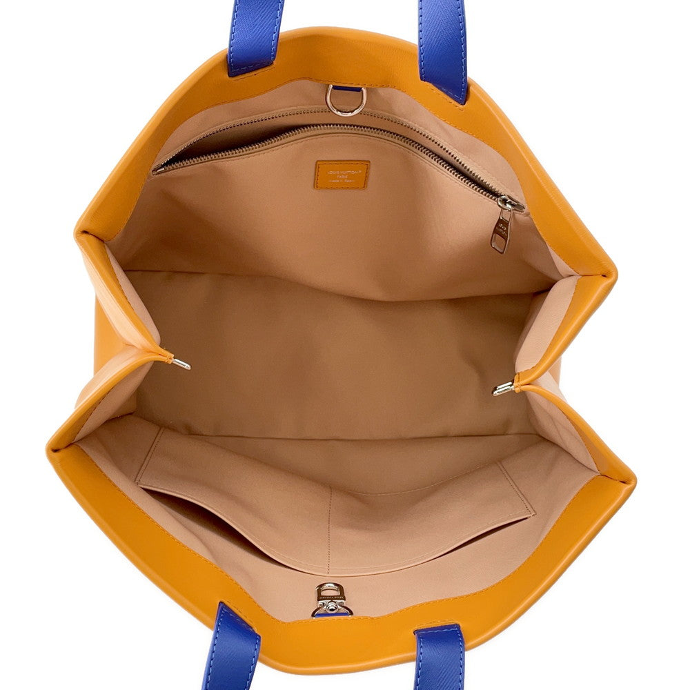 LOUIS VUITTON Shopper Tote SaffronM24457 Leather Size MM