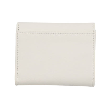 PRADA Trifold wallet White1MH043 Leather