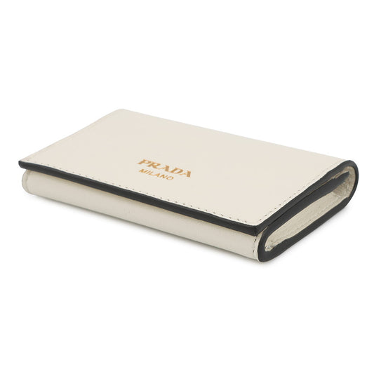 PRADA Card Case White1MC110 Leather
