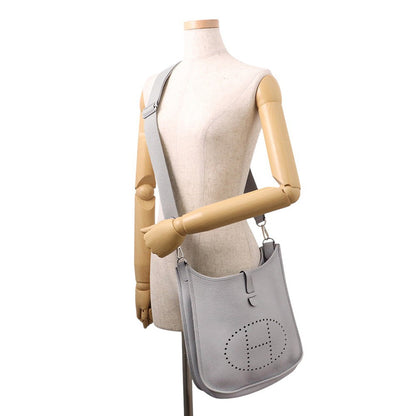 HERMES Evelyne Blue Gacier Taurillon Clemence Size PM