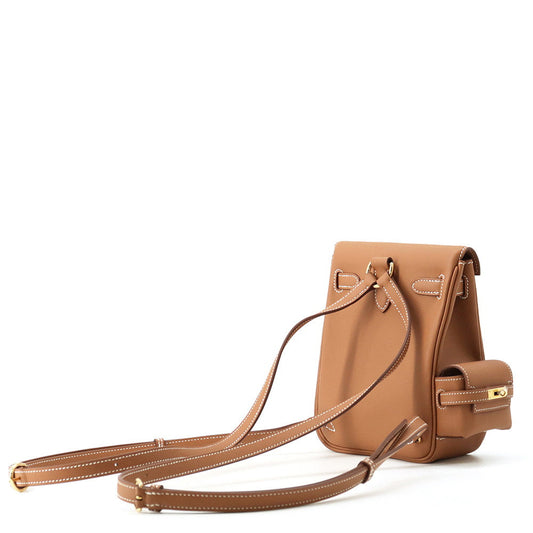 HERMES Kelly Jump Gold Swift Leather