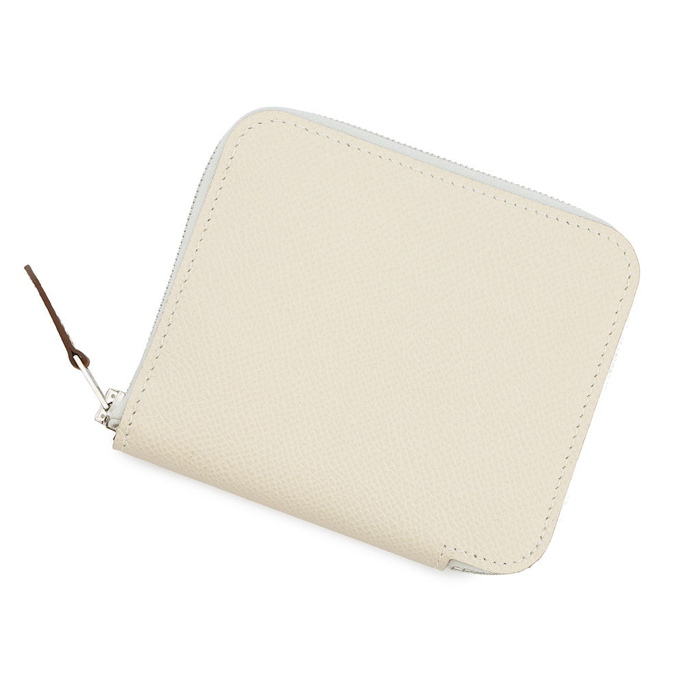 HERMES Azap compact silk in Craie Epsom