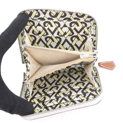 HERMES Azap compact silk in Craie Epsom