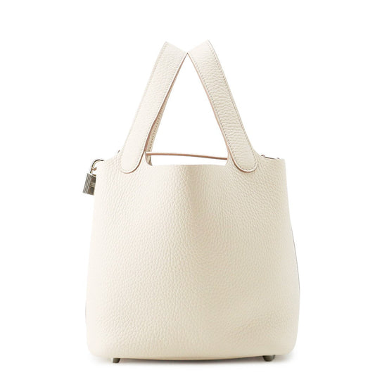 HERMES Picotin Lock Beton Taurillon Clemence Size PM