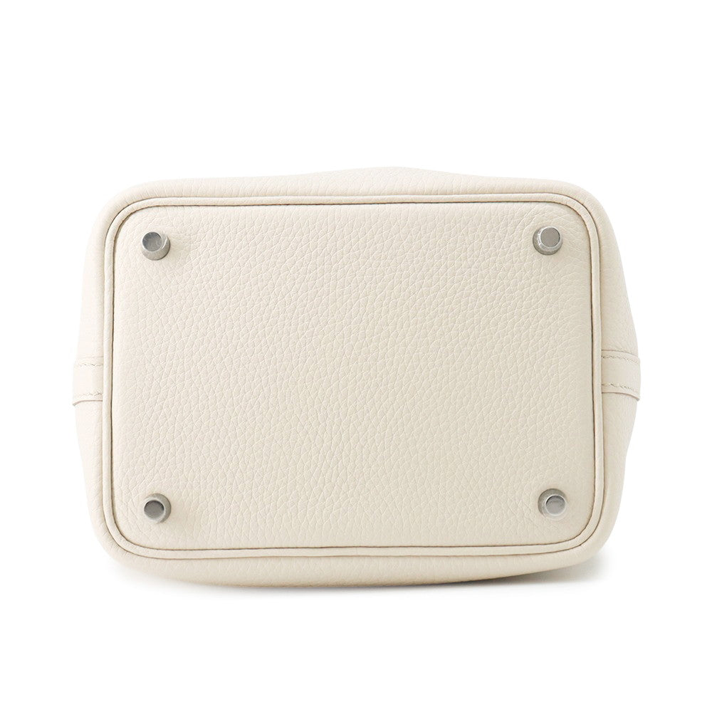 HERMES Picotin Lock Beton Taurillon Clemence Size PM