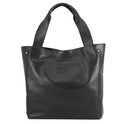 MIUMIU Hobo Bag Black5BC119 Soft Leather
