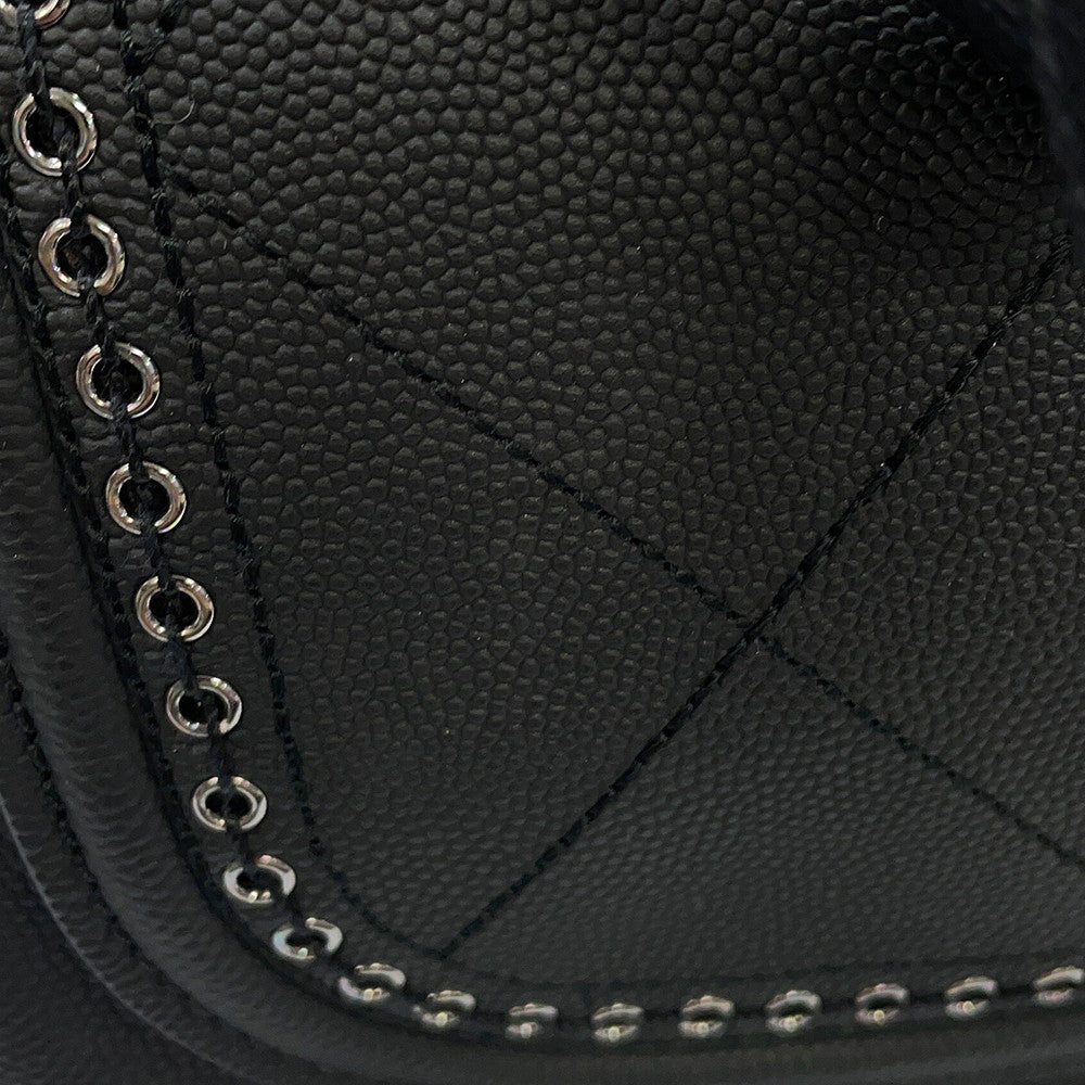 CHANEL CC Logo Cava 2-Way Tote Bag BlackAS0448 Leather