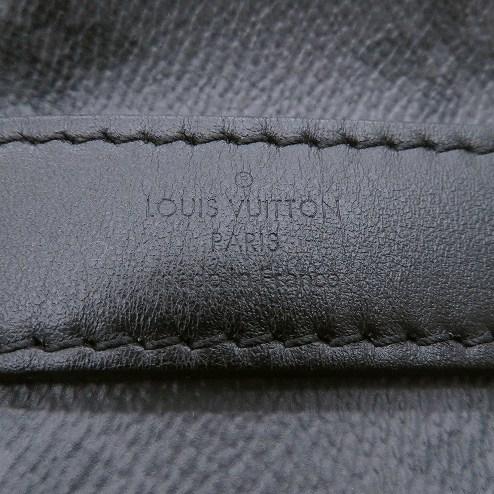 LOUIS VUITTON Keepall Bandouliere Turquoise/NoirM11645 Monogram Eclipse Reverse Size 25