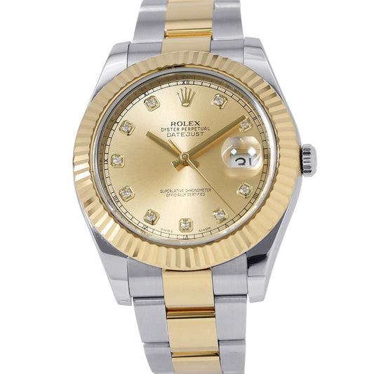 ROLEX Datejust II W41mm Stainless Steel K18YG Champagne Dial116333G