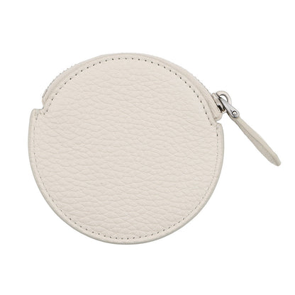 PRADA Triangle logo Coin purse White1MM006 Leather
