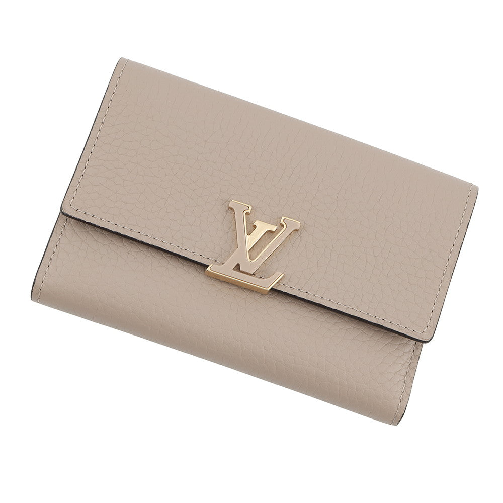 LOUIS VUITTON Portefeuille Capucine Compact GaletM62159 Taurillon Leather
