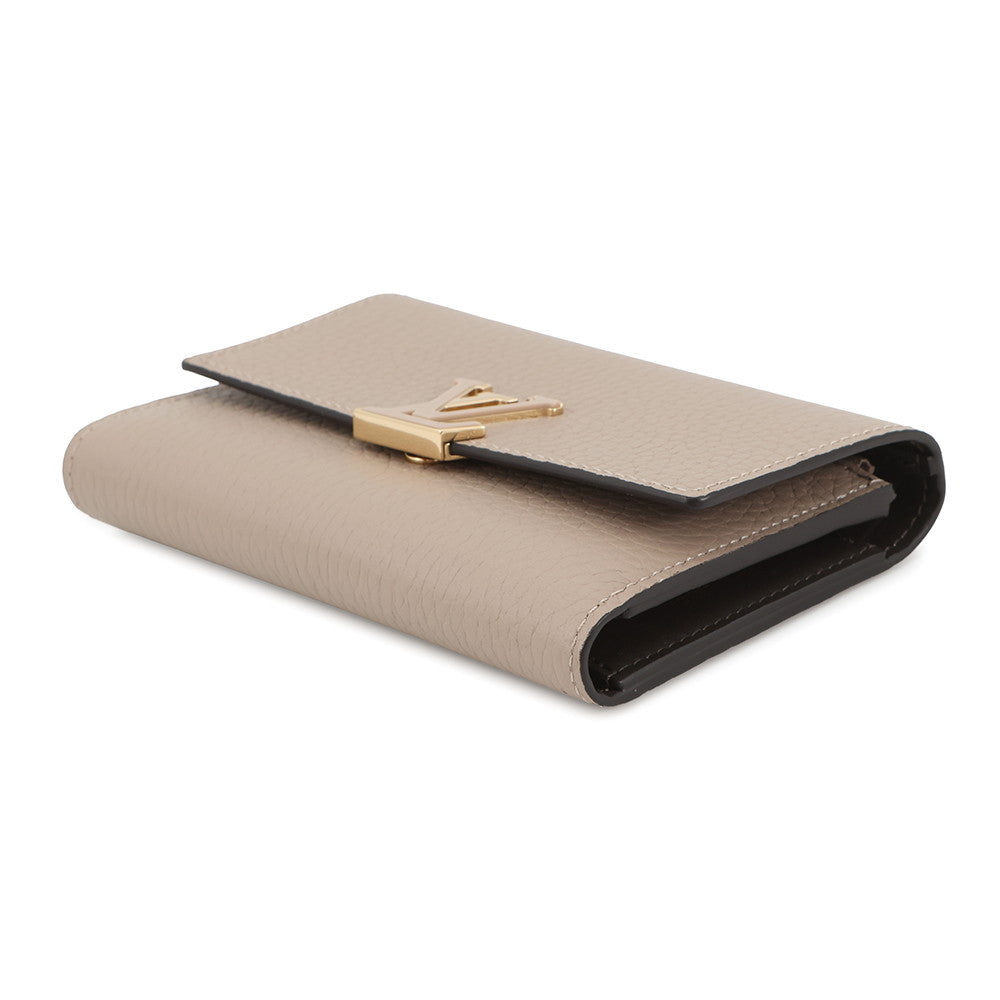 LOUIS VUITTON Portefeuille Capucine Compact GaletM62159 Taurillon Leather