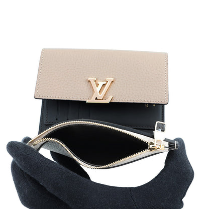 LOUIS VUITTON Portefeuille Capucine Compact GaletM62159 Taurillon Leather