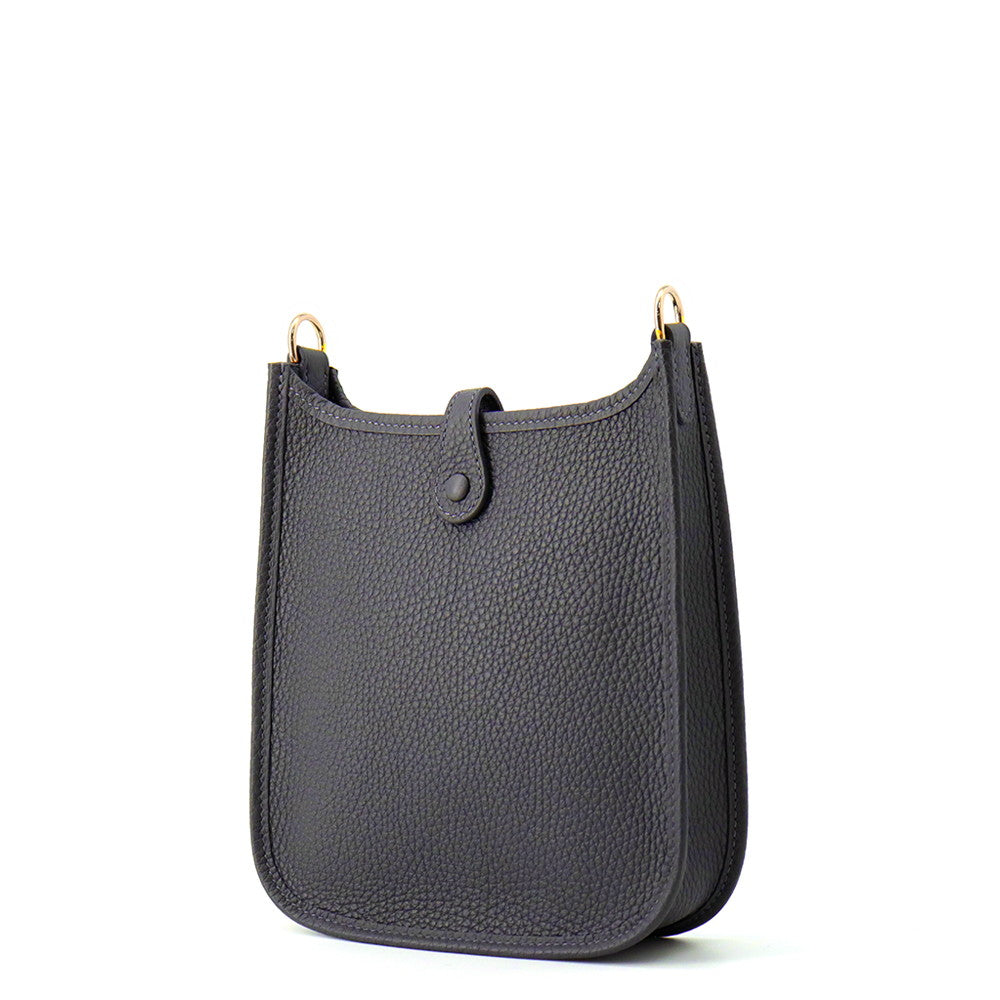 HERMES Evelyne Amazon Sangle Cordage Ardoise/Blue Hydra Taurillon Clemence Size TPM