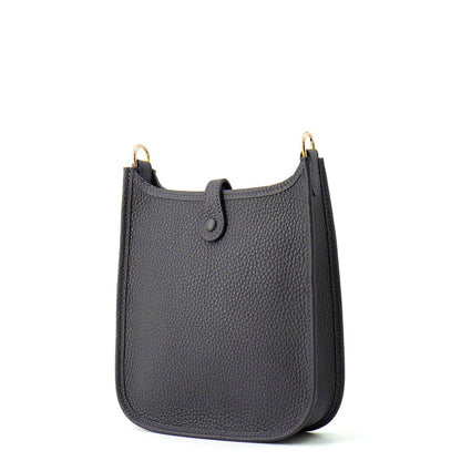 HERMES Evelyne Amazon Sangle Cordage Ardoise/Blue Hydra Taurillon Clemence Size TPM