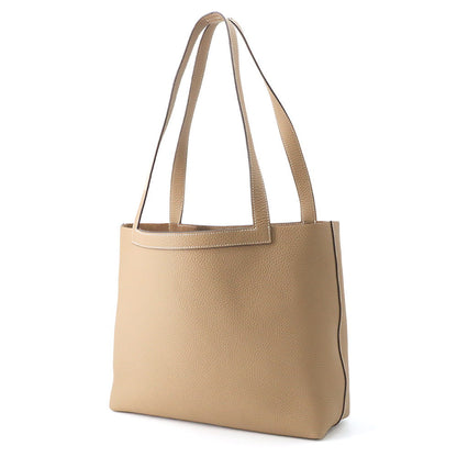 HERMES Cabas Sellier Beige Marfa Taurillon Clemence Size 31