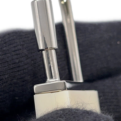 CHANEL CC Logo Key Bag Charm WhiteA17952 Metal