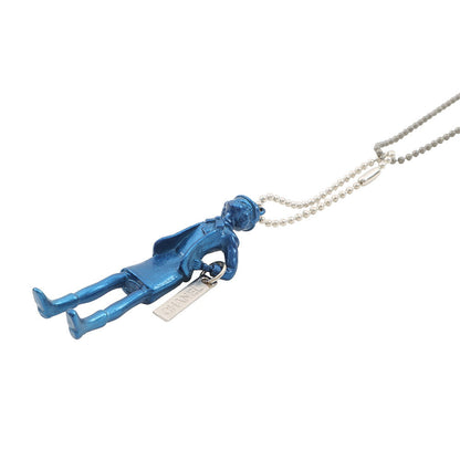 CHANEL Coco CHANEL Mademoiselle Bag Charm Blue Metal