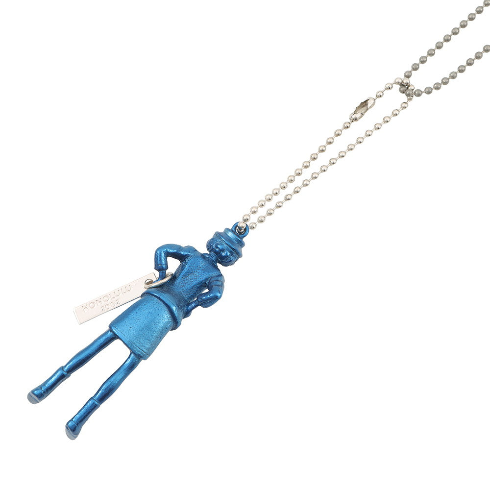 CHANEL Coco CHANEL Mademoiselle Bag Charm Blue Metal