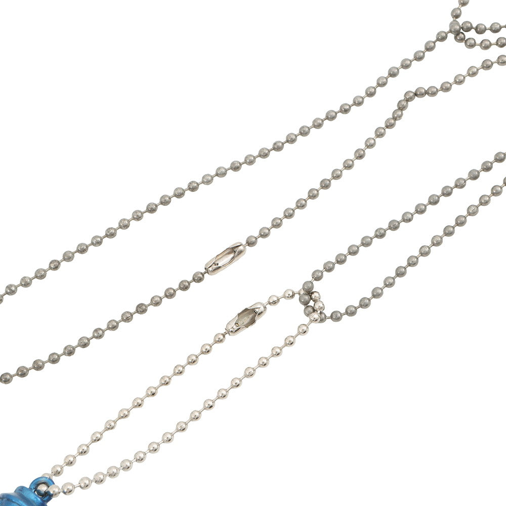 CHANEL Coco CHANEL Mademoiselle Bag Charm Blue Metal