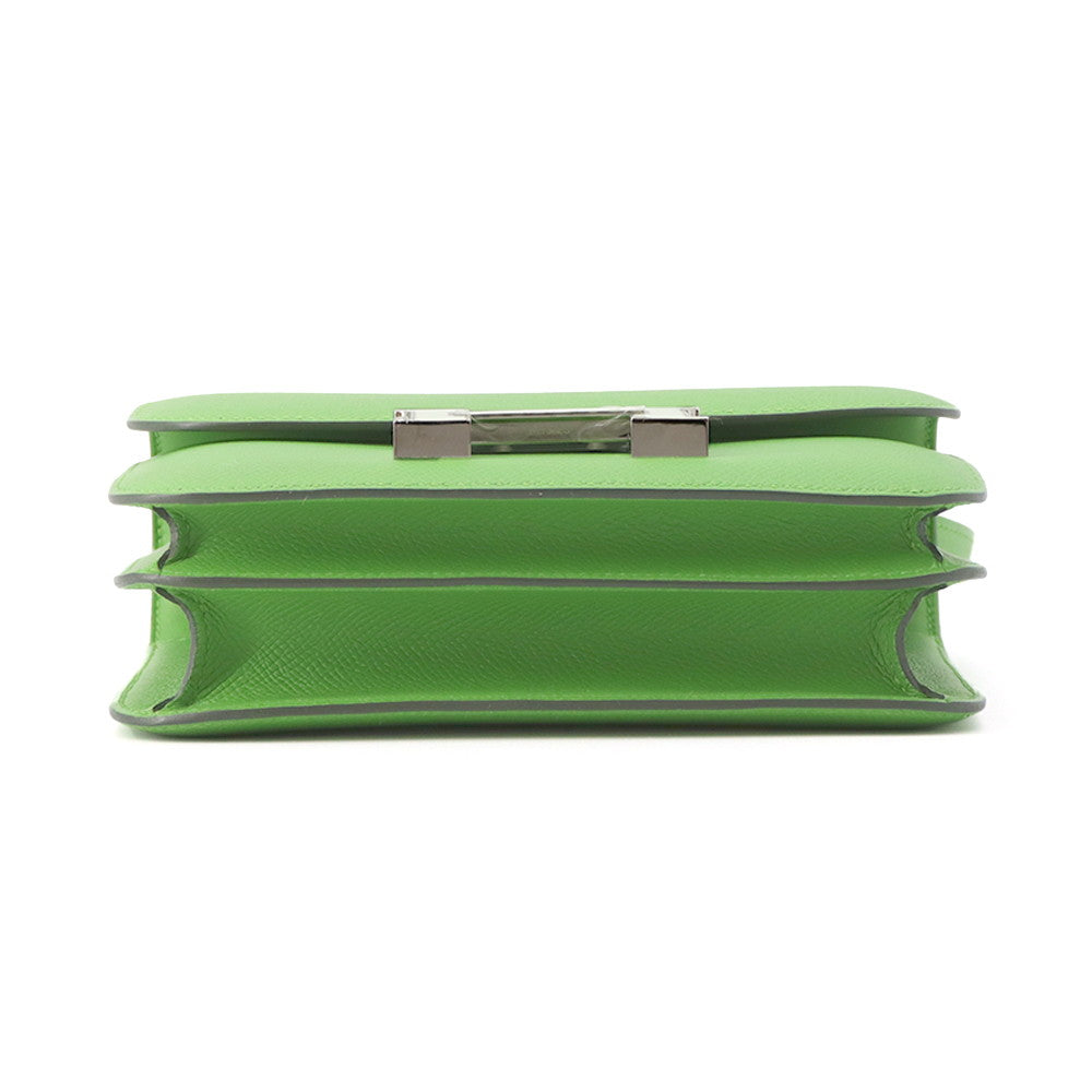 HERMES Constance3 Miroir Vert Yucca Epsom Size Mini